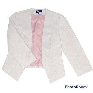 Express Mauve Cutaway Blazer and Matching Skirt
